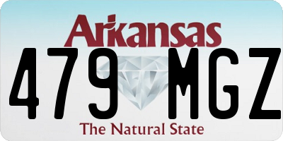 AR license plate 479MGZ