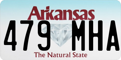AR license plate 479MHA