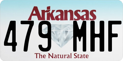 AR license plate 479MHF