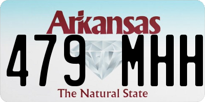 AR license plate 479MHH