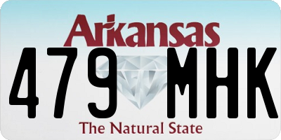 AR license plate 479MHK