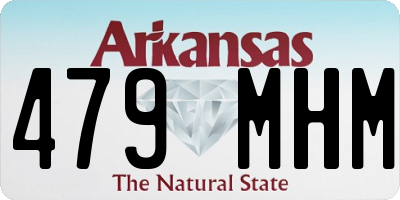 AR license plate 479MHM