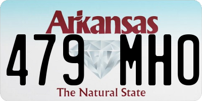AR license plate 479MHO
