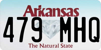 AR license plate 479MHQ
