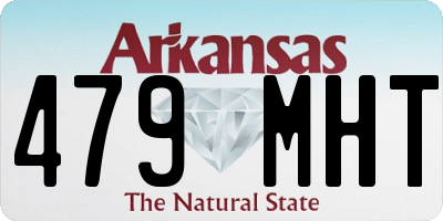 AR license plate 479MHT