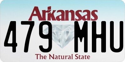 AR license plate 479MHU