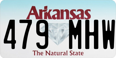 AR license plate 479MHW