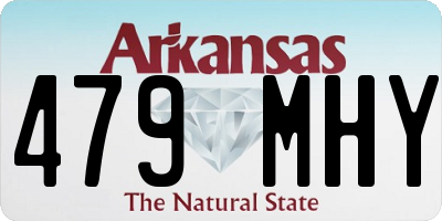 AR license plate 479MHY