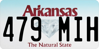 AR license plate 479MIH