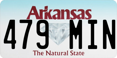 AR license plate 479MIN