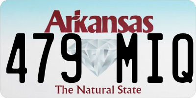 AR license plate 479MIQ