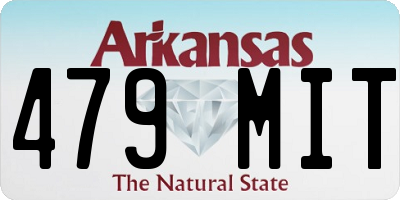 AR license plate 479MIT