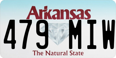 AR license plate 479MIW