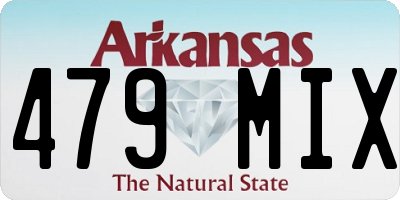 AR license plate 479MIX