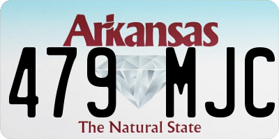 AR license plate 479MJC
