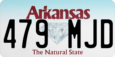 AR license plate 479MJD