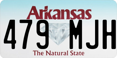 AR license plate 479MJH