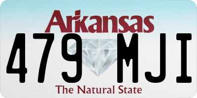 AR license plate 479MJI