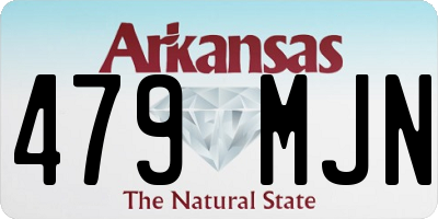 AR license plate 479MJN