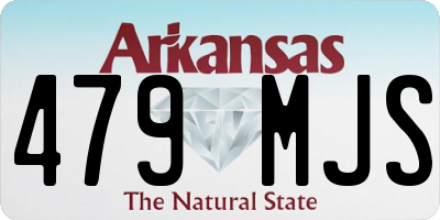AR license plate 479MJS