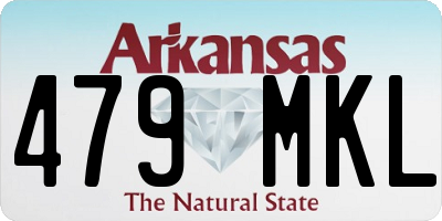 AR license plate 479MKL