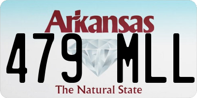 AR license plate 479MLL