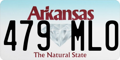 AR license plate 479MLO