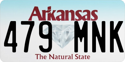 AR license plate 479MNK