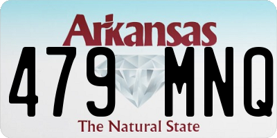 AR license plate 479MNQ