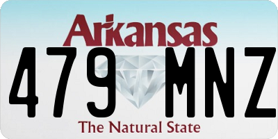 AR license plate 479MNZ