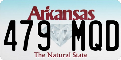 AR license plate 479MQD