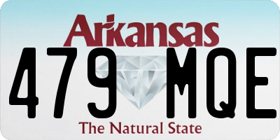 AR license plate 479MQE