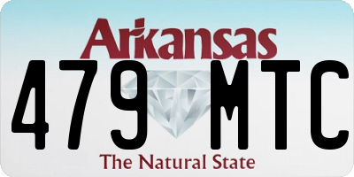AR license plate 479MTC
