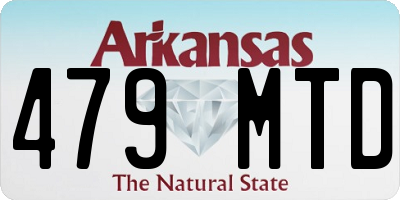 AR license plate 479MTD