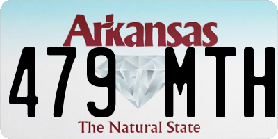 AR license plate 479MTH