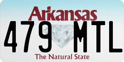 AR license plate 479MTL