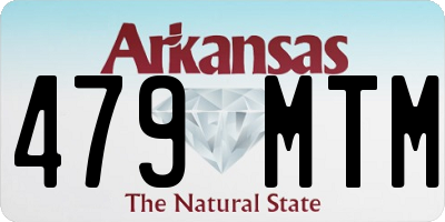 AR license plate 479MTM