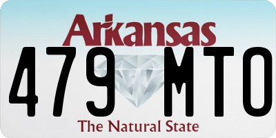 AR license plate 479MTO