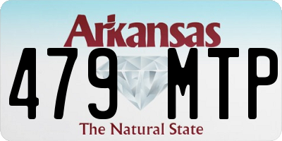 AR license plate 479MTP