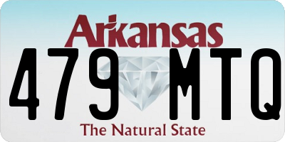 AR license plate 479MTQ