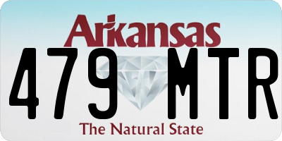 AR license plate 479MTR