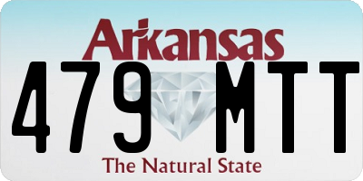 AR license plate 479MTT