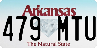 AR license plate 479MTU