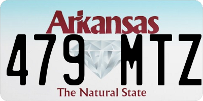 AR license plate 479MTZ