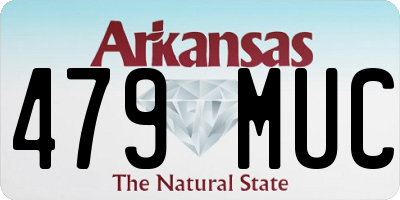 AR license plate 479MUC