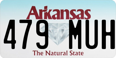 AR license plate 479MUH