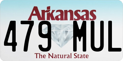 AR license plate 479MUL