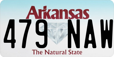 AR license plate 479NAW