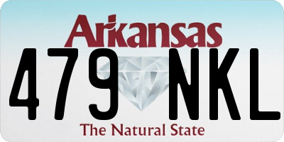 AR license plate 479NKL