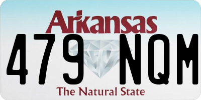 AR license plate 479NQM